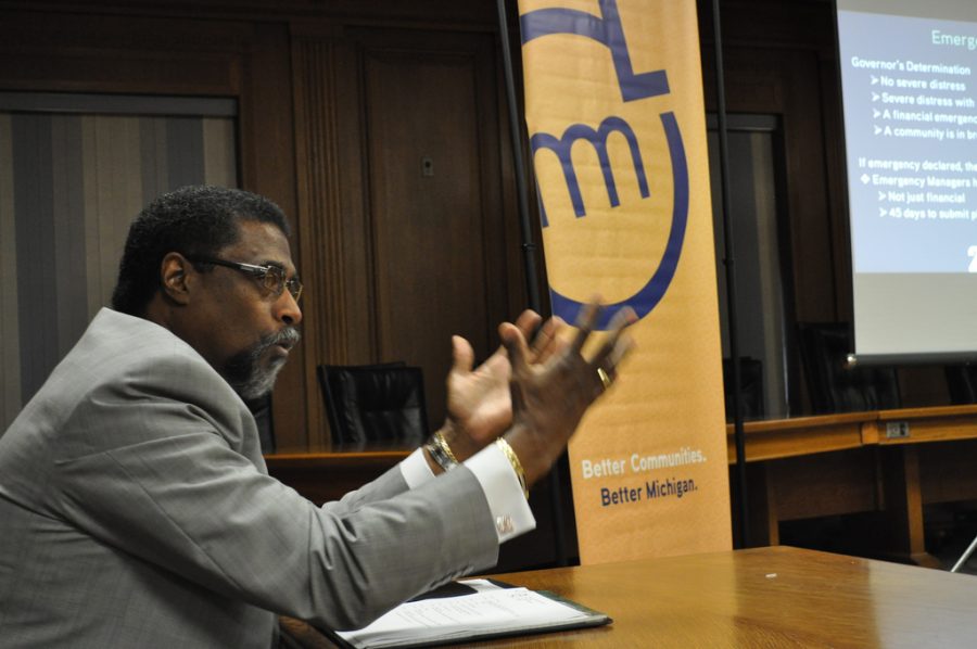 Darnell Early giving speech