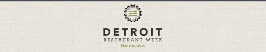 Detroit Restaurant Week 2015 Banner