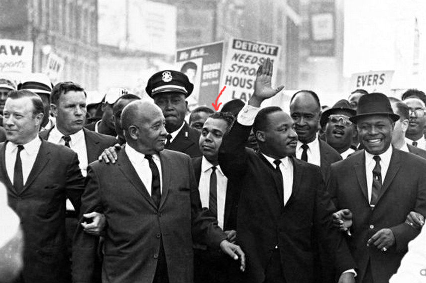 Del Rio MLK march