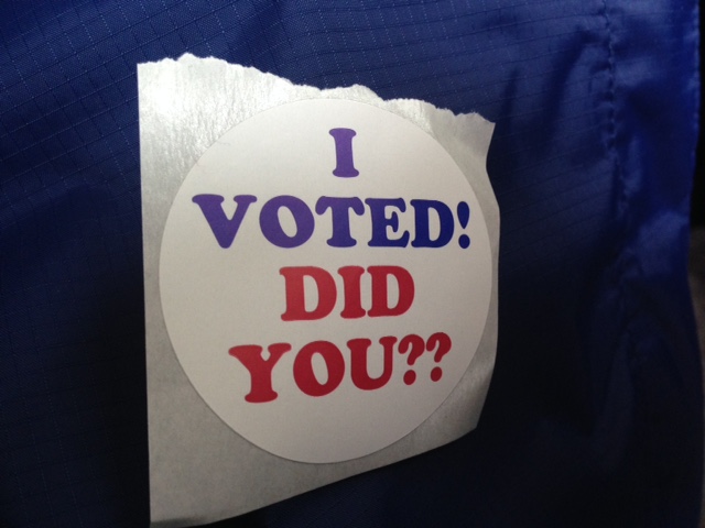 I Voted Sticker