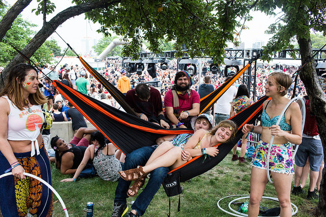 Youth on hammack at Movement Electronic Music Festival 2015