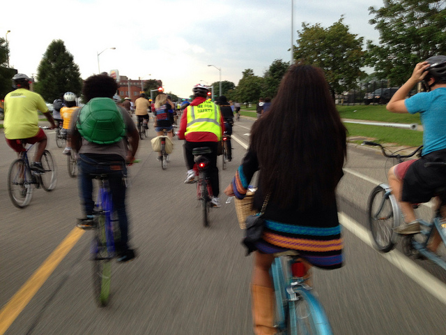 biking