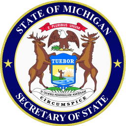 State of Michigan Secretary of State Seal