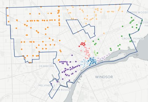 DBTN Bars and Restaurants Map