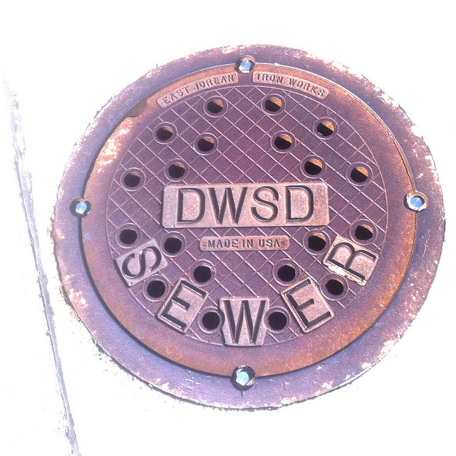 DWSD manhole cover