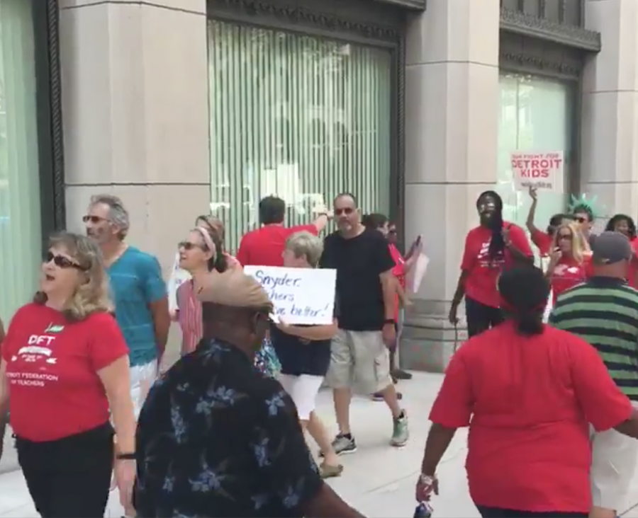 Teacher Protest