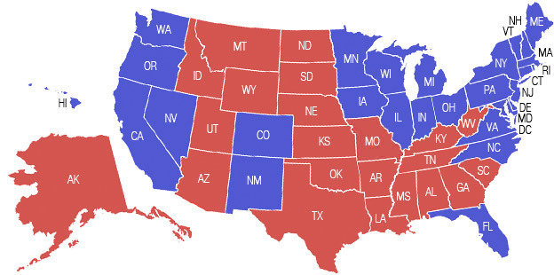 electoral map