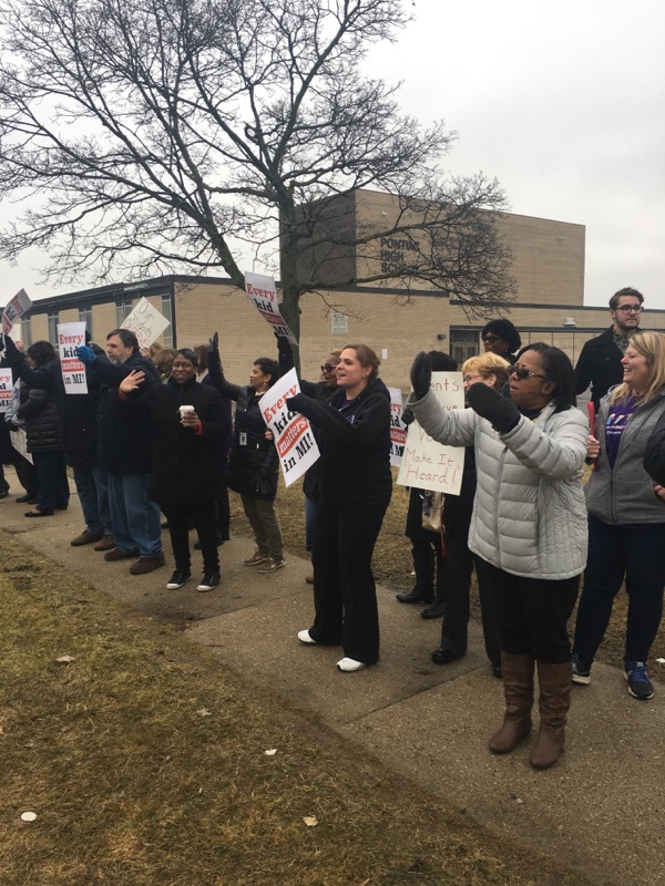 Rally to Save Pontiac High School