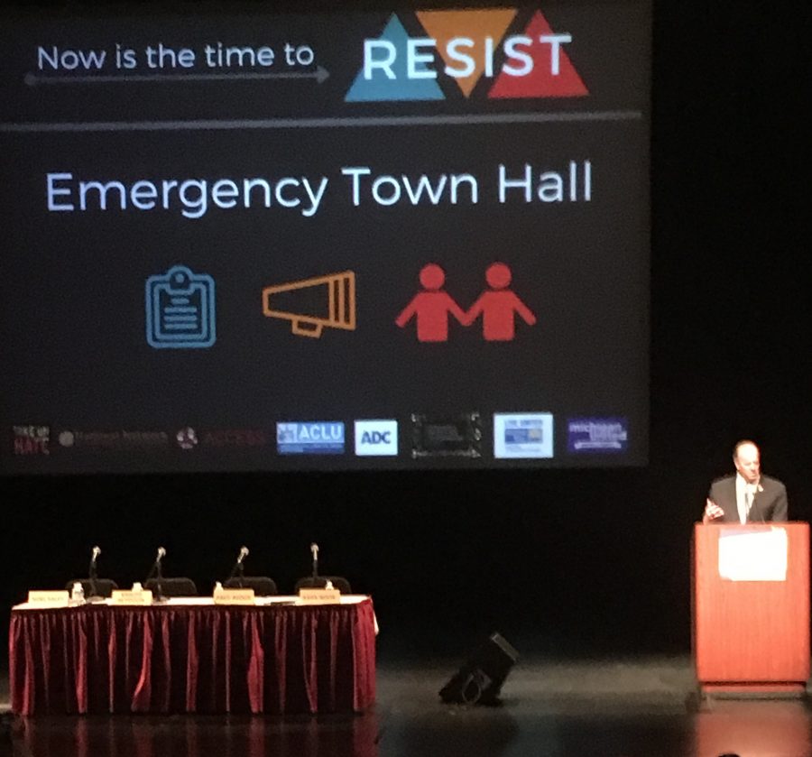 Dan Kildee at Dearborn Town Hall