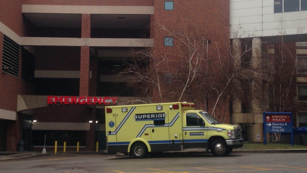 The emergency room at Henry Ford Hospital in Detroit.