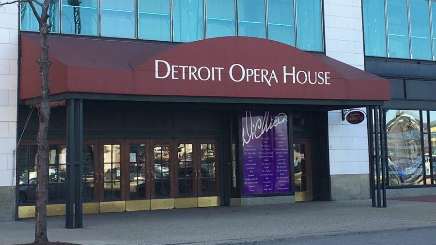 Exterior of the Detroit Opera House