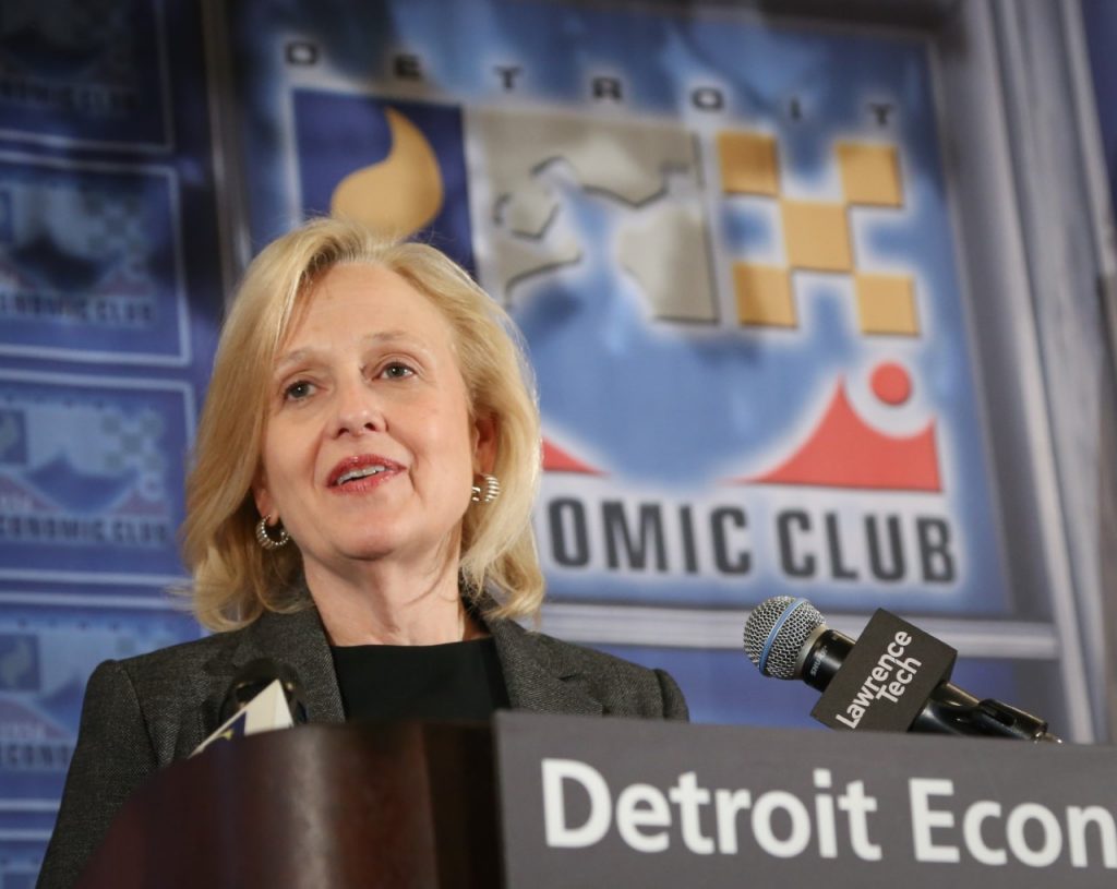 Paula Kerger PBS President in Detroit 3-25-17