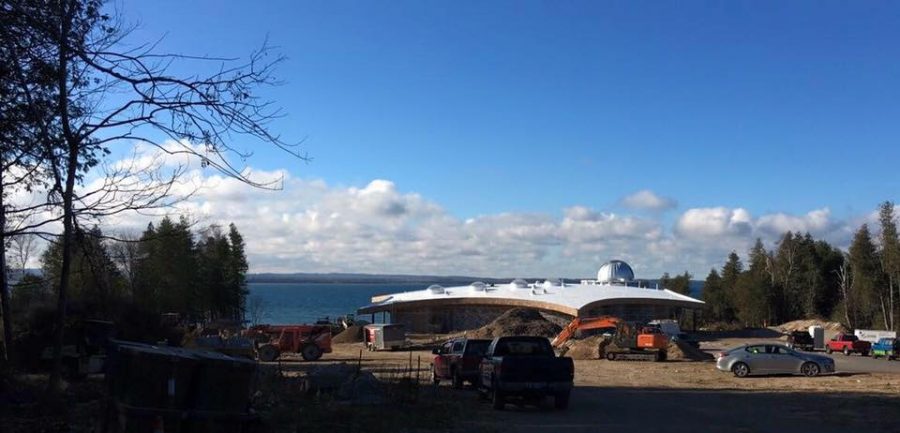 Headlands Dark Sky Park Blue Sky Building 040617 - pb