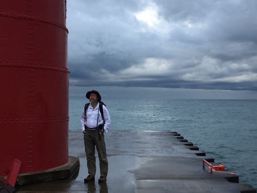 Clem at South Haven lighthouse