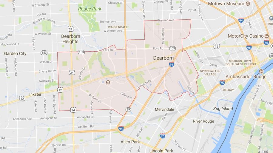 Dearborn Map
