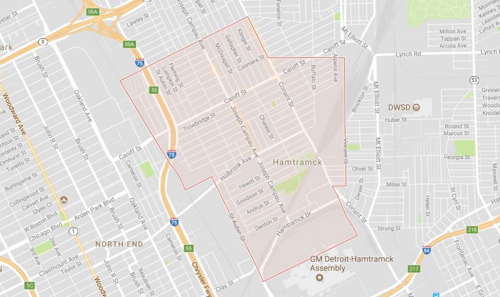 Hamtramck Map