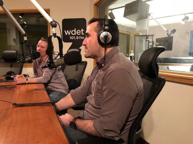 Adam Graham Detroit News Film Critic in studio 12/14/2017