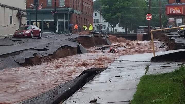 Keweenaw Flooding Houghton County WNMU 4 6/18/2018