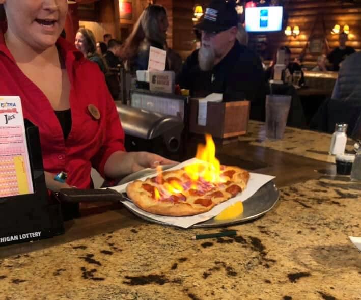 Flaming Pizza Gilbert's