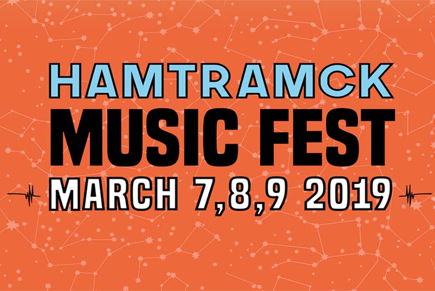 Hamtramck Music Fest HMF 2019 Logo