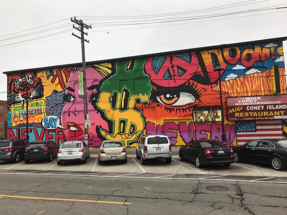 "Never Say Never" Mural by Enjoy Denial