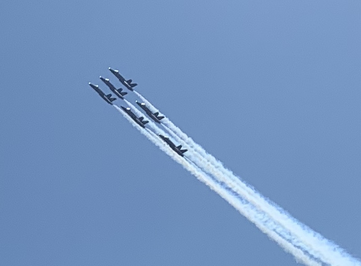 Blue Angels over Midtown