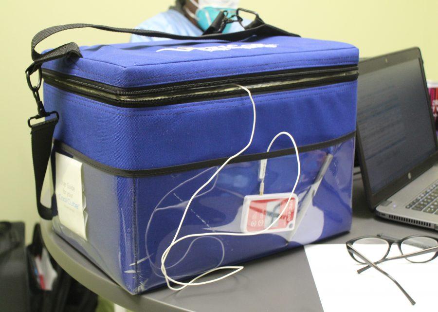 moderna vaccine in temporary storage