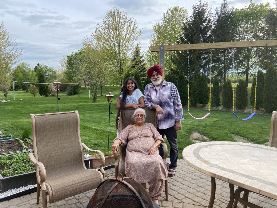 Tejkiran Singh and family
