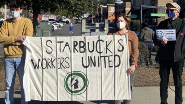 Starbucks_Workers_United_union_protest_Tallahassee
