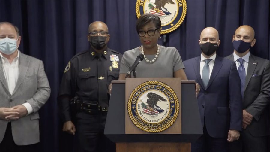 DOJ Detroit Police Department Safe Neighborhoods presser 06062022