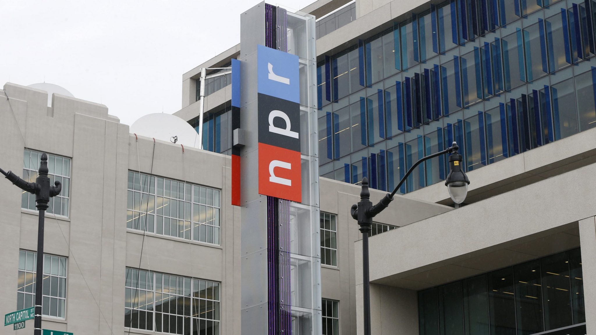 The NPR headquarters at North Capitol Street in Washington, DC.